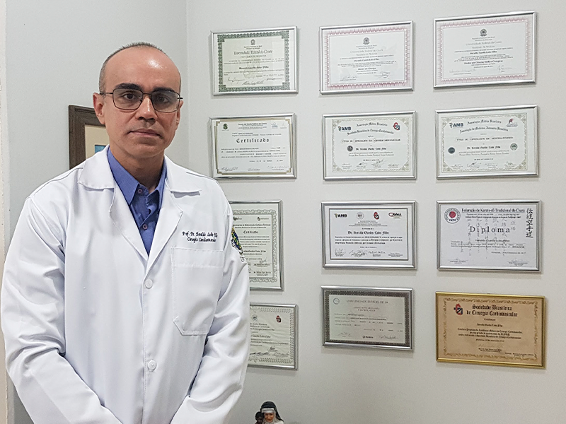 Professor e Dr. Heraldo Lobo Filho, faz parte da equipe de cardiologistas do Hospital São Raimundo